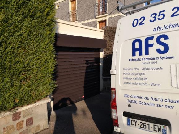 Installation porte de garage